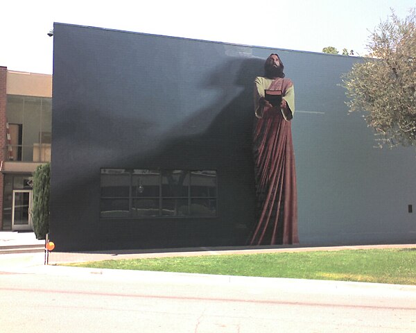 "The Word", mural by Kent Twitchell