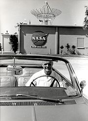 John Glenn at the Mercury Control Center