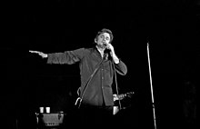 Cash performing in Bremen, West Germany, in September 1972