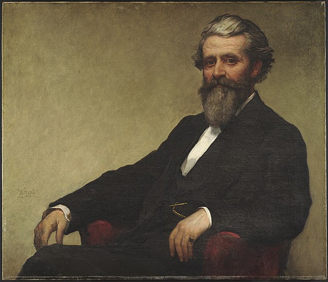 Portrait of Lowell by William Morris Hunt, 1872