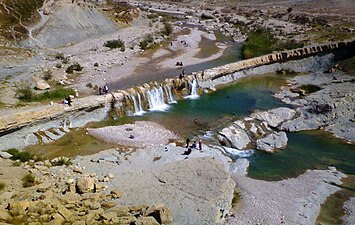 Kayvan-Wasserfall um Dogonbadan (Gechsaran)