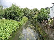 River Kenwater in Leominster Kenwater - geograph.org.uk - 1611328.jpg