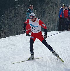 Kristen Skjeldal op Holmenkollen in Oslo 2006