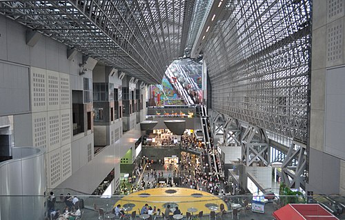 The interior of Kyōto Station
