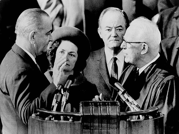 January 20, 1965: U.S. President Johnson inaugurated in Washington