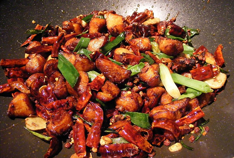 File:La Zi Ji (Chicken with Chiles) (2269517013).jpg