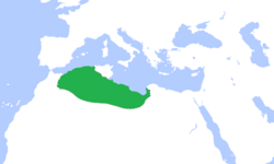 Greatest extent of the Rustamid dynasty according to Zakaria El Sanhadji