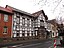 Half-timbered building near the train station in Leinefelde (Leinefelde-Worbis, Eichsfeld district, Thuringia)