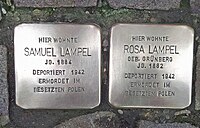 Stolpersteine Ehepaar Lampel