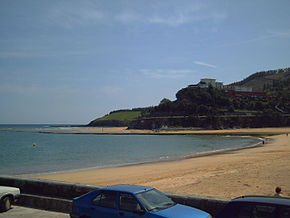 Praia de Lekeitio, perto de Mendeja