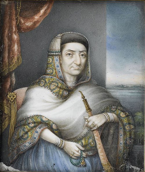 Portrait of Begum Samru