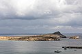 Lindos Λίνδος Rhodes Ρόδος 2019-11-24 04 old windmill and tomb of Kleoboulos Τύμβος Κλεόβουλου.jpg