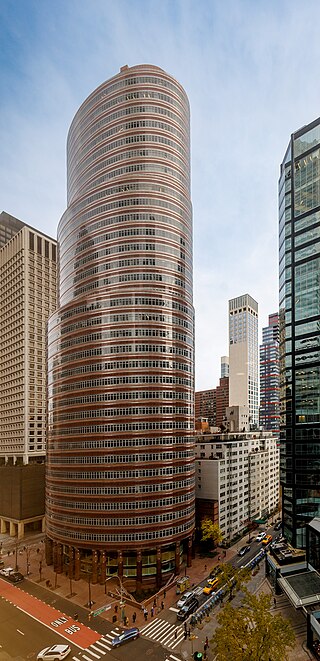 <span class="mw-page-title-main">Lipstick Building</span> Office skyscraper in Manhattan, New York