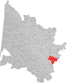 Localisation de Communauté de communes du Réolais