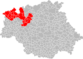 Ubicación de la Comunidad de municipios de Grand Armagnac