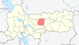Location of Syamzhensky District (Vologda Oblast).svg