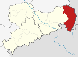Circondario di Görlitz – Localizzazione