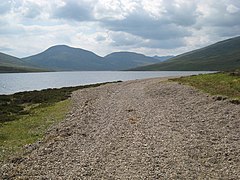 Looking west over Loch a' Bhraoin.