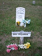 Grave site in Mount Union Cemetery