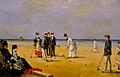 "A Game of Croquet," (1872)