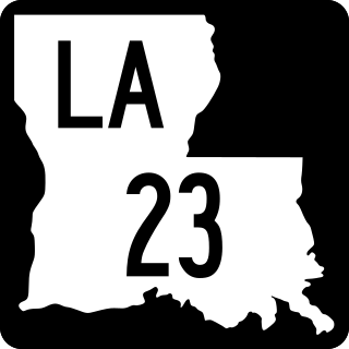 <span class="mw-page-title-main">Louisiana Highway 23</span> State highway in Louisiana, United States