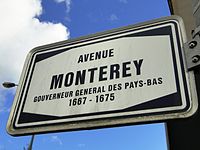 Luxembourg, avenue Monterey - nom de rue.JPG