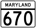 Thumbnail for Maryland Route 670