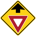 W3-2 Yield sign ahead