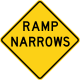 Ramp Narrows, current MUTCD version