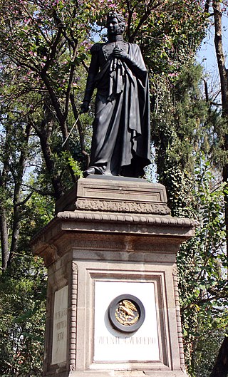 <span class="mw-page-title-main">Statue of Vicente Guerrero, Mexico City</span> Statue in Mexico City, Mexico