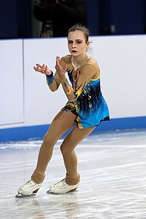 Maïa Mazzara French figure skater