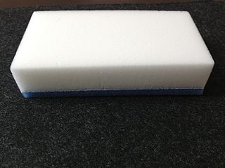 <span class="mw-page-title-main">Melamine foam</span> Microporous polymer foam with multiple applications