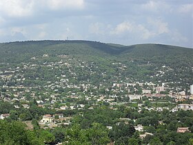 Vue du Malmont depuis le col de l'Ange.