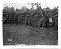 Maori soldiers give haka at the New Zealand Division boxing championships in Doulieu, France during World War I (21614749286).jpg