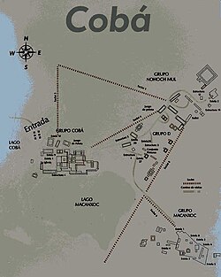 Cobá - Localizzazione