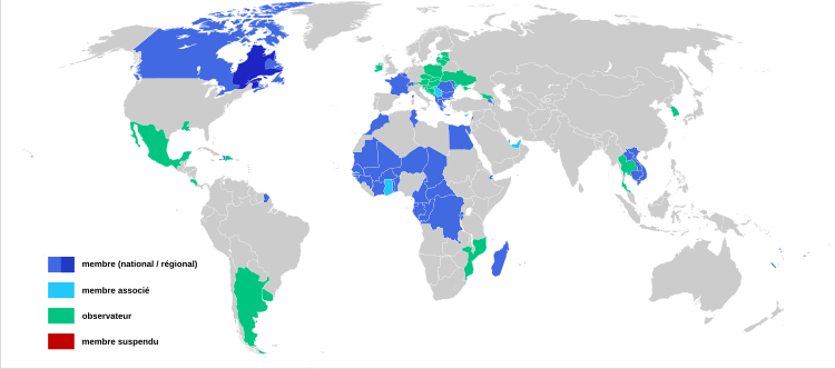 Nova afrička ruta sigurnija i upola jeftinija od balkanske 750px-Map-Francophonie_organisation_fr.svg