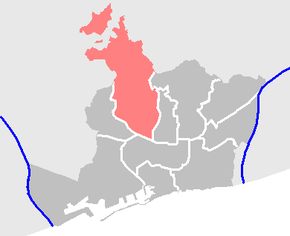Kart over Sarrià-Sant Gervasi