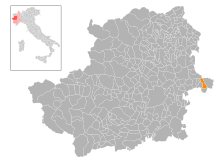 Localisation de Brusasco