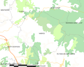 Map commune FR insee code 15245.png