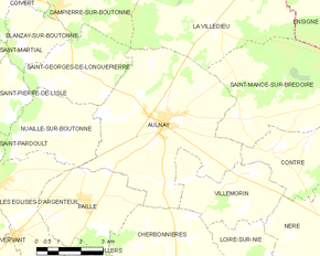 Poziția localității Aulnay