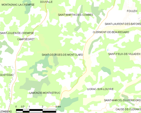 Poziția localității Saint-Georges-de-Montclard
