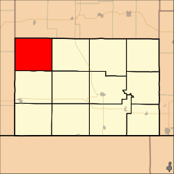 Map highlighting Caneyville Township, Chautauqua County, Kansas.svg