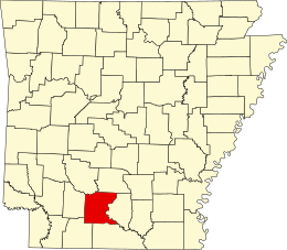 Contea di Ouachita – Mappa