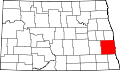Comitatul Cass map