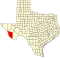 Map of Texas highlighting Presidio County.svg