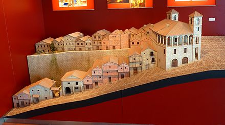 Model of Balborraz street, where the attackers' heads were displayed on pikes, in the Centre for the Interpretation of the Middle Ages Towns in Zamora, Spain.