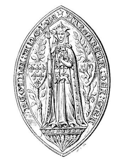 Margaret's seal as queen