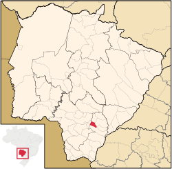 Location in Mato Grosso do Sul state