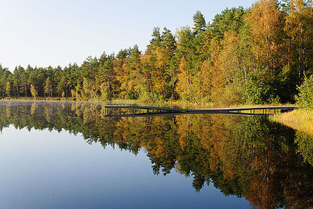 Lake Matsimäe Pühajärv in Estonia