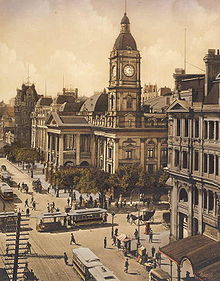 Melbourne Town Hall, 1910 Melbourne Town Hall 1910.jpg